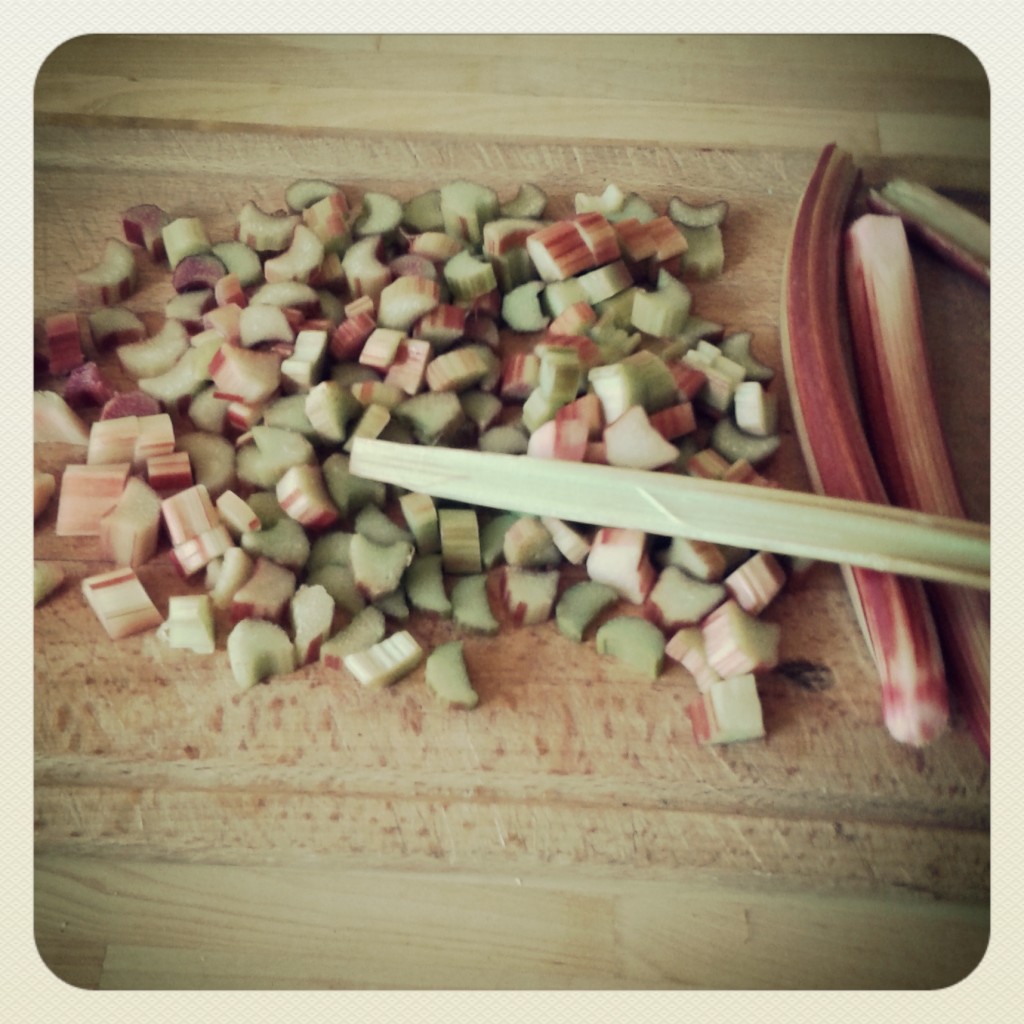 Compote de rhubarbe